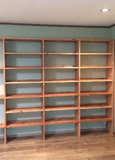 壁面収納の施工例