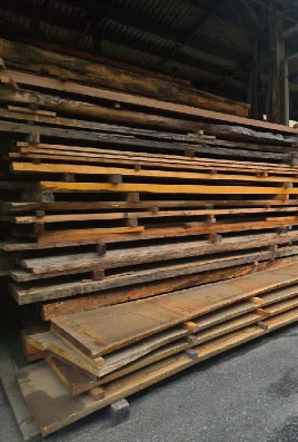 豊富な木材在庫