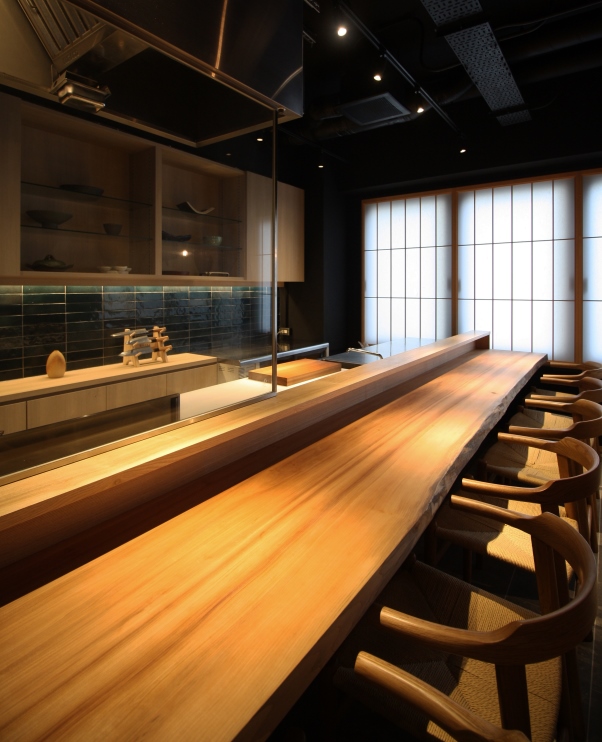 小料理　たく庵様カツラカウンター