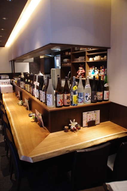 クルミ材カウンター