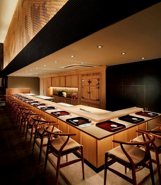 青木様木曽桧カウンター